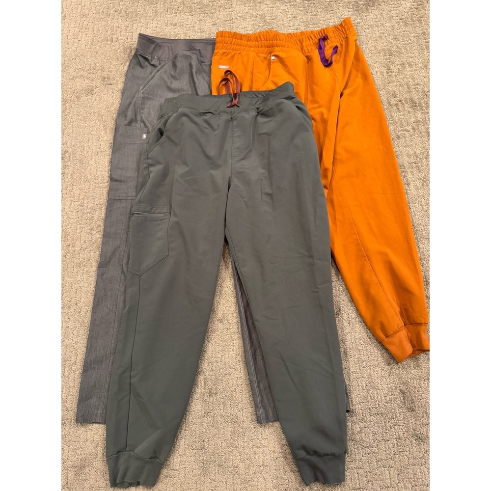 Figs XL Lot Of 3 Pair Of Pants (FF17)